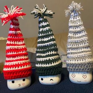 Marshmallow hats set of 3